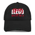 Caribal embroidered Uncle Rich cap celebrating WBC 2026 Champs with detailed embroidery design.