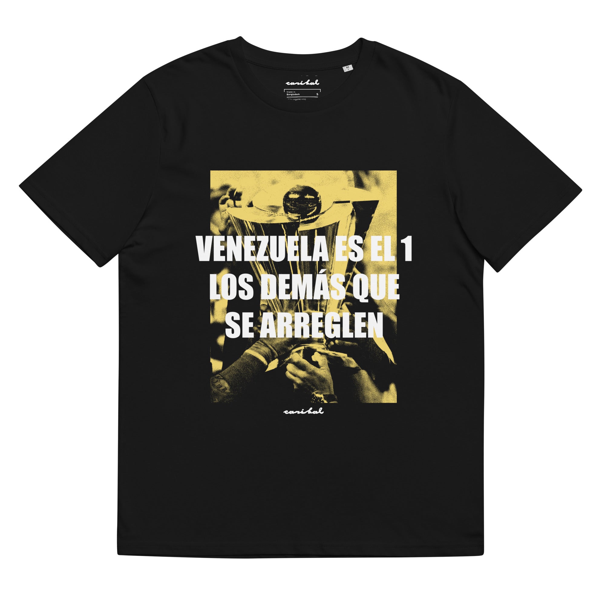 Caribal Venezuela es el 1 WBC 2026 Champs T-shirt featuring bold Venezuela national team graphics and logo.